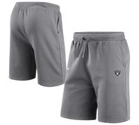 NFL Shorts Las Vegas Raiders Primary Fleece Logo Short Cropped Pants Gray