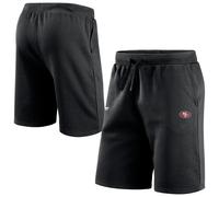NFL Shorts San Francisco 49ers Primary Fleece Logo Short Cropped Pants Black
