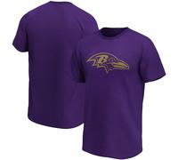 NFL T-Shirt Baltimore Ravens Mono Core Graphic Logo Football Shirt Purple