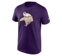 NFL T-Shirt Minnesota Vikings Chrome Graphic Logo dark purple Tee Shirt