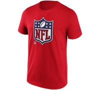 NFL T-Shirt NFL Shield Shield Pop Art Logo Football Shirt Red