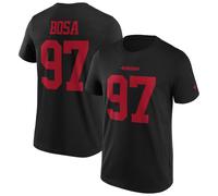 NFL T-Shirt San Francisco 49ers Nick Bosa 97 Black Graphic Football Jersey