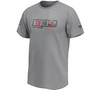 NFL T-Shirt Tampa Bay Buccaneers Iconic Tri-Code Trainer Logo Football Shirt Grey - Grey - X-Large