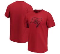 NFL T-Shirt Tampa Bay Buccaneers Mono Core Graphic Logo Football Shirt Red