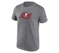 NFL Tampa Bay Buccaneers Bucs Football Graphic Primary Logo Grey T-Shirt