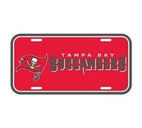 NFL Tampa Bay Buccaneers License Plate, Team Color, One Size