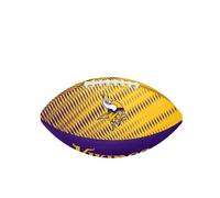 Wilson NFL Team Tailgate American Football, Rubber, Purple / Gold