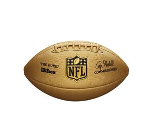 NFL The Duke Metallic Edition Football - Gold YELLOW