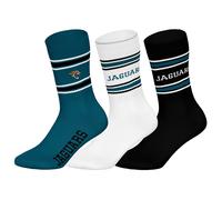 NFL Unisex Crew Socks 3-Pack, Team Logo Football Socks, Multiple Teams