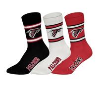 NFL Unisex Falcons 3pk Crew Socks Socks