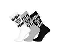 NFL Unisex Las Vegas Raiders Crew Socks Sport Socks (Pack of 3)