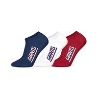 NFL Unisex Ny Giants 3pk Sneaker Socks Sport Socks (Pack of 3)