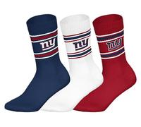 NFL Unisex Ny Giants Crew Socks Sport Socks (Pack of 3)
