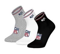 NFL Unisex Quarter Socks, 3-Pack - NFL Shield 3-Pack Quarter Socks, Logo, S...