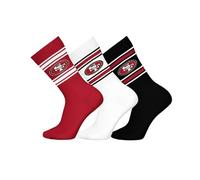 NFL Unisex San Francisco 49ers Crew Socks Sport Socks (Pack of 3)