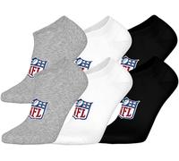 NFL Unisex Shield 6pk Trainer Socks Sport Socks (Pack of 6)