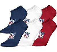 NFL Unisex Shield 6pk Trainer Socks Sport Socks (Pack of 6)