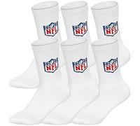 NFL Unisex Shield Crew Socks Sport Socks (Pack of 6)