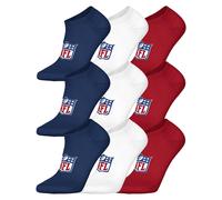NFL Unisex Sneaker Socks, 9 Pack - NFL Shield 9 Pack Sneaker Socks, Logo, B...
