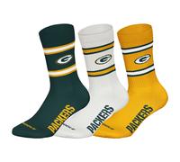 NFL Unisex Socks, 3-Pack - NFL Teams, 3 Pack Crew Socks, Football, Logo