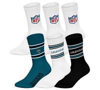 NFL Unisex Socks, 6-Pack - NFL Teams, 6-Pack Crew Socks, Football, Logo