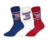 NFL Unisex Ny Giants Crew Socks Sport Socks (Pack of 3)
