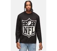 NFL Vintage Shield Black Relaxed Long Sleeve T-shirt Recovered Black L