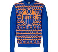 NFL Winter Ugly Sweater XMAS Knit Pullover Edmonton Oilers