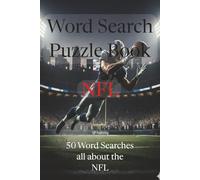NFL Word Search: Word search Puzzle | 6x9 inches, 100 pages | 50 Puzzles....Gift for NFL Fans everywhere