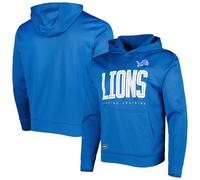 NFL Youth 8-20 Huddle Up Team Color Performance Primary Logo Pullover Hoodie, Detroit Lions, 14-16