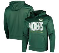 NFL Youth 8-20 Huddle Up Team Color Performance Primary Logo Pullover Hoodie, Green Bay Packers Green, 10-12