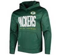 NFL Youth 8-20 Huddle Up Team Color Performance Primary Logo Pullover Hoodie, Green Bay Packers Green, 14-16