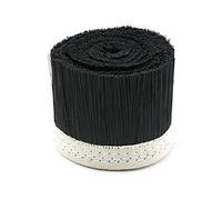 NFLOBD Dust Cover Brush, 2M Length Durable Nylon Accessary Tool Vacuum Cleaner Brush, DIY Carpenter Spindle Motor Machine Woodworking CNC Router (Color : Black, Size : 100mm)