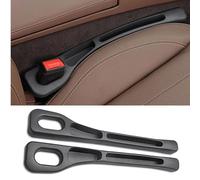 NFNFFC 2 Pcs Car Seat Gap Filler for Mitsubishi Shogun 2011 2012 2013 2014 2015 2016 2017 2018 2019, Car Seat Side Gap Plug Organizer Dropping Things Interior Accessories,Black