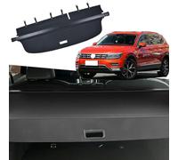NFNFFC Car Retractable Cargo Cover for VW Tiguan 2018-2021 2022 2023 2024, Rear Trunk Parcel Shelf Luggage Shade Shield Privacy Shield, Car Interior Accessories