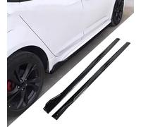 NFNFFC Car Side Skirts for Seat Ibiza Hatchback 2006-2020 2021 2022 2023 2024 2025, Side Steps Side Door Body Anti-Collision Protector, Car Styling Accessories,B-Glossy Black