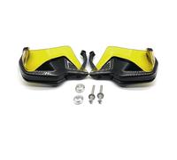 NFNVEKESD Motorcycle Wind Hand Guards Handguard For G310GS For G310R 3017 2018 2019 2020 2021 2022 For G 310 GS Motorcycle Hand Guard Shield Protector Handguard Handle Protection(Carbon-Black Yellow)