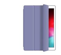 NFQZAWSKX 3-fold Protective Case Silicone Solid Color Soft Shell Suitable for Samsung Galaxy Tab A8 10.5 inch 2021 SM-X205/X200(Lavender Grey)