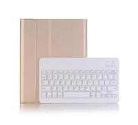 NFQZAWSKX Keyboard and Mouse Kit, Protector Case Suitable for iPad 11th/10th-Gen 10.9 inches Universal(Golden+Backlit keyboard)