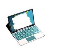 NFQZAWSKX Portable Case with Pen Slot, Magnetic Keyboard Protective Cover Suitable for Samsung Galaxy Tab S6 lite 10.4 inches(Dark Green+touch backlit keyboard)