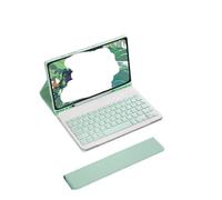NFQZAWSKX Protective Case with Pen Slot, Magnetic Keyboard Kit Suitable for Samsung Galaxy Tab S8+ Plus 12.4 inch(Mint green+keyboard)