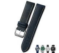 NFRFK 20mm 21mm 22mm Leather Watch Strap Black Brown Watch Bands For Rolex For Omega Seamaster 300 For Hamilton For Seiko For IWC For Tissot Bracelet(S,22mm)