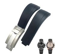 NFRFK 20mm 21mm Rubber Short Buckle Watchband Fit for Rolex Daytona Submariner Role OYSTERFLEX Yacht Master Small Wrist Silicone Strap