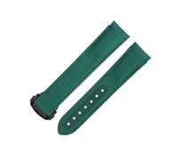 NFRFK 20mm Green Nylon Fabric Watchband Fit For Omega Strap For AT150 Seamaster 300 Planet Ocean De Ville Speedmaster Curved End Watch Band