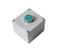 NFRFK Cast Aluminum Push Button Switch Control Box Explosion-proof Junction Waterproof Enclosure Emergency Start Stop(1P Reset)