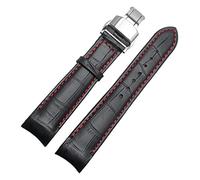 NFRFK Curved End Watchband For Citizen BL9002-37 05A BT0001-12E 01A Watchstrap Genuine Leather With Butterfly Buckle 20 21 22mm Fashion Strap(12,22mm)