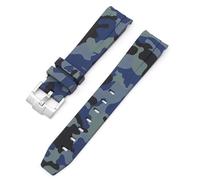 NFRFK Curved No Gap Rubber Strap For Omega Speedmaster Watch Replacement Band Men Women 20mm Watchbands silver buckle gold buckle rose buckle black buckle(V)