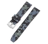 NFRFK Curved No Gap Rubber Strap For Omega Speedmaster Watch Replacement Band Men Women 20mm Watchbands silver buckle gold buckle rose buckle black buckle(X)