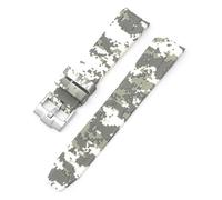 NFRFK Curved No Gap Rubber Strap For Omega Speedmaster Watch Replacement Band Men Women 20mm Watchbands silver buckle gold buckle rose buckle black buckle(UU)
