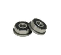 NFVYFFFGR 10pcs F623 2RS 3x10x4 Flange Bearing 623RS F623RS 3 * 10 * 4 mm Voron 3D Printer Flanged Bearings F605 F625 F686 F688 F695(F623 2RS 3x10x4mm)